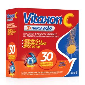 Vitaxon 3+ Tripla Ação 30 Cpr Efervescentes