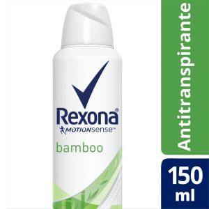 Desodorante Aerosol Antitranspirante Rexona Bamboo E Aloe Vera Feminino Com 150mL