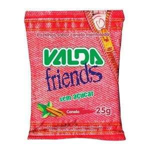 Valda Friends 25 G Past Sem Açucar Canela