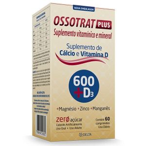 Ossotrat Carbonato De Calcio 600Mg, Vitamina D 200 U.I. 60 Comprimidos