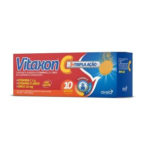 Vitaxon C 3+Tripla Açao com 10 Comprimidos Efervescentes