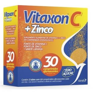 Vitaxon C + Zinco 30 Comprimidos Efervescentes
