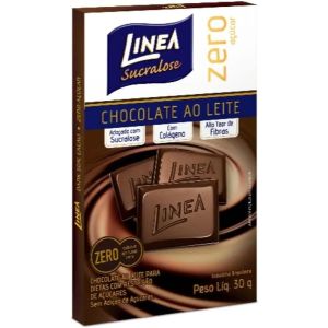 Chocolate Linea Zero Açúcar Ao Leite, 30G