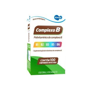 Complexo B Comprimido Caixa com 100 Comprimidos Revestidos
