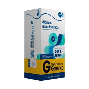 Dipirona 1G 20 Comprimidos (Ems)