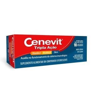 CENEVIT ZINCO 1 GR+10MG C/10 CPR EFERV