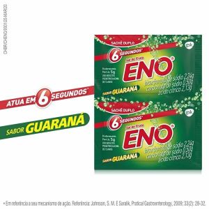 Sal De Frutas Eno 2 Envelopes Com 5G De Pó Efervescente De Uso Oral Guaraná