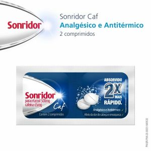 Sonridor Caf 500Mg + 65Mg Blíster Com 2 Comprimidos Efervescentes