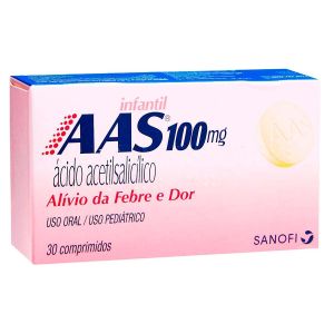 AAS 100 MG INF C/30 CPR