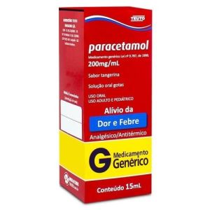 Paracetamol 200Mg 15mL Gotas (Teu)