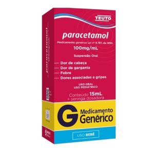 Paracetamol 100Mg 15mL Gotas (Teu)
