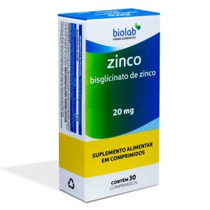 Zinco 20mg com 30 Comp