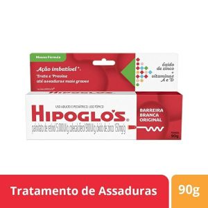 Hipoglós 5000Ui/G + 900Ui/G + 150mg Caixa com 1 Bisnaga com 90G de Pomada de Uso Dermatológico