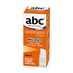 Abc 10mg/mL Caixa com 1 Frasco Spray com 30mL de Solução de Uso Dermatológico