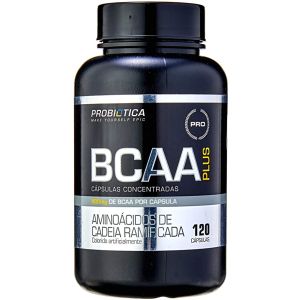 Bcaa Plus 800Mg Probiótica 120 Cápsulas