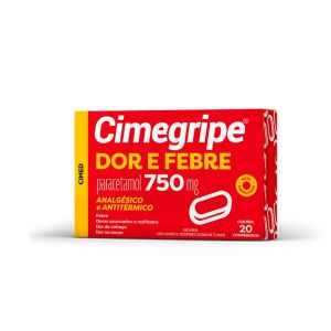 Cimegripe Dor E Febre 750Mg 20 Comprimidos