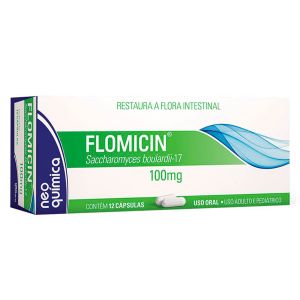 Flomicin Cápsula 100Mg, Caixa Com 12 Cápsulas Gelatinosas Duras