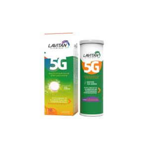 Lavitan 5G 10 Comprimidos Efrv Guarana/Cafe