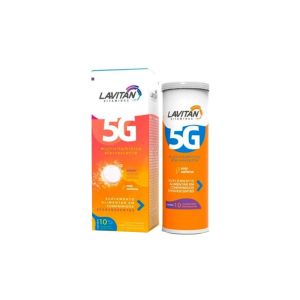 Lavitan 5G 10 Comprimidos Eferv Laranja/Acer