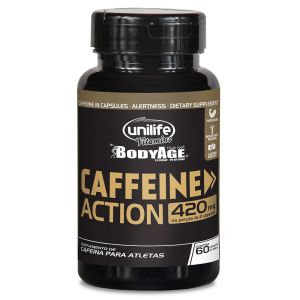 Caffeine Action 420mg com 60 Capsulas 