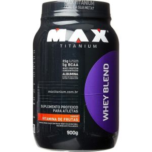 Whey Proteinblend Max Titanium 900G Vitamina De Frutas