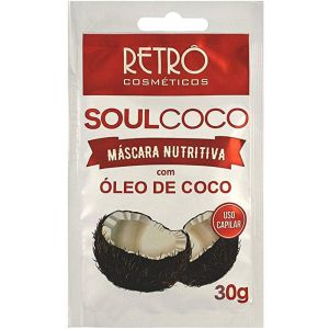 Máscara Soulcoco Retrô 30G Com Oleo De Coco