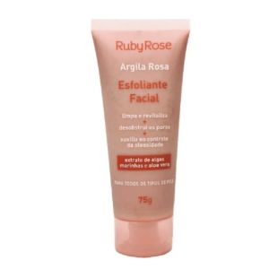 Esfoliante Facial Ruby Rose Argila Rosa 75G
