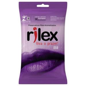 Preservativo Rilex Uva 3 Unidades
