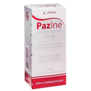 Pazine 315 mg com 30 Comprimidos