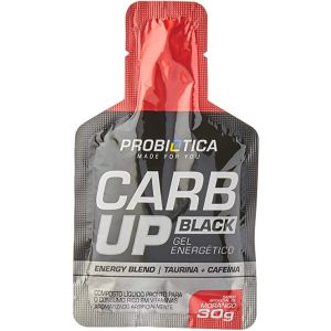 Probiótica Carb Up Black Gel De Morango 10 Sachês X 30 Gr