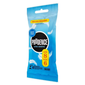 Preservativo Prudence Ultra Sensível 8 Unidades
