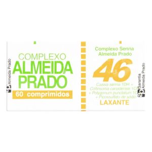 Complexo Homeopático Almeida Prado Nº 46 0,005G + 0,02G + 0,015G Caixa com 60 Comprimidos