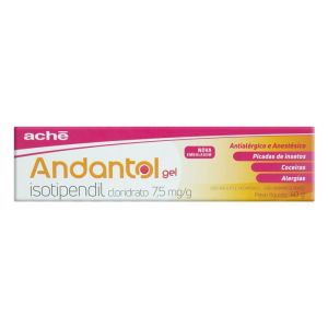 Andantol 7,5mg Caixa Contendo 1 Bisnaga com 40G de Gel de Uso Dermatológico