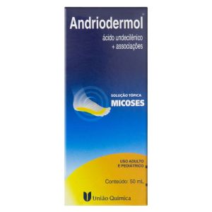 Andriodermol Caixa com 1 Frasco com 50mL de Solução de Uso Dermatológico