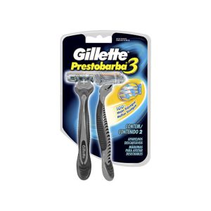 Aparelho de Barbear Descartável Gillette Prestobarba3 com 2 Unidades Gillette