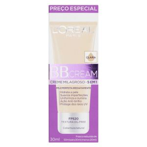 Bb Cream L Oréal Paris Dermo Expertise Base Clara Fps 20 30mL