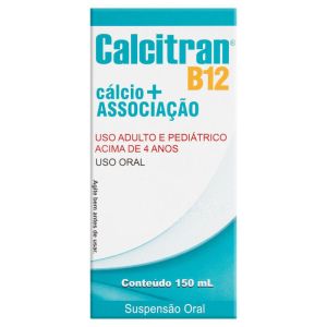 Calcitran B12 Frasco com 150mL de Solução de Uso Oral