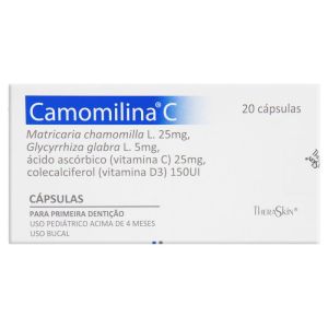 Camomilina C Caixa com 20 Cápsulas Gelatinosas Duras