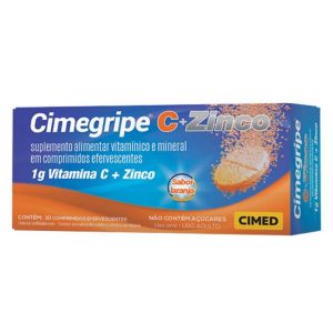 Cimegripe C 10 Comprimidos Eferv com Zinco