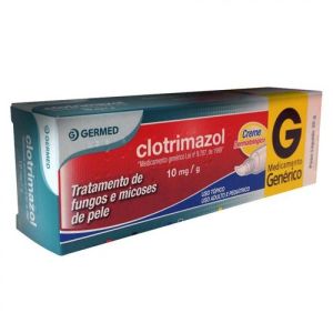 Clotrimazol Creme 10mg Caixa com 1 Bisnaga com 20G de Creme de Uso Dermatológico - Germed (GENÉRICO)