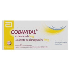Cobavital 1mg + 4mg Caixa Contendo 16 Microcomprimidos