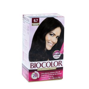 Coloração Biocolor Creme Kit 6.7 Marrom Natural