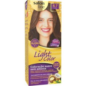 Coloração Salon Line Light Color Profissional 6-7 Chocolate