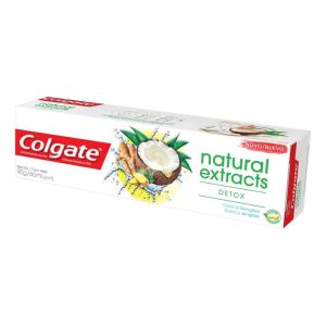 Colgate Creme Dental Naturals Detox Oleo de Coco e Gengibre 90G