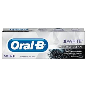 Creme Dental Oral-B 3D White Mineral Clean Fresh Mint 102G Oral B