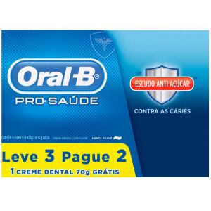 Oral B Kit Creme Dental Escudo Protetor Anti Acucar Leve 3 Pague 2