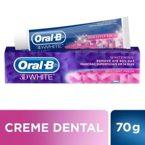 Creme Dental Oral B 3D With Brilliant Fresh 70G