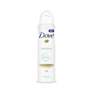 Desodorante Antitranspirante Aerosol Dove Sensitive sem Perfume com 150mL