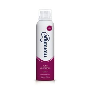 Desodorante Feminino Monange Hidratação Nutritiva Frutas Vermelhas Aerosol 90mL
