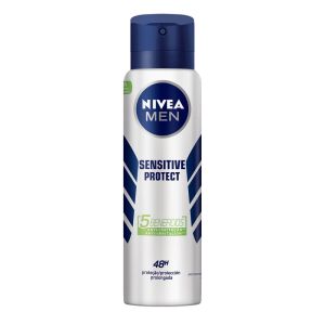 Desodorante Antitranspirante Aerosol Nivea Men Sensitive Protect com 150mL